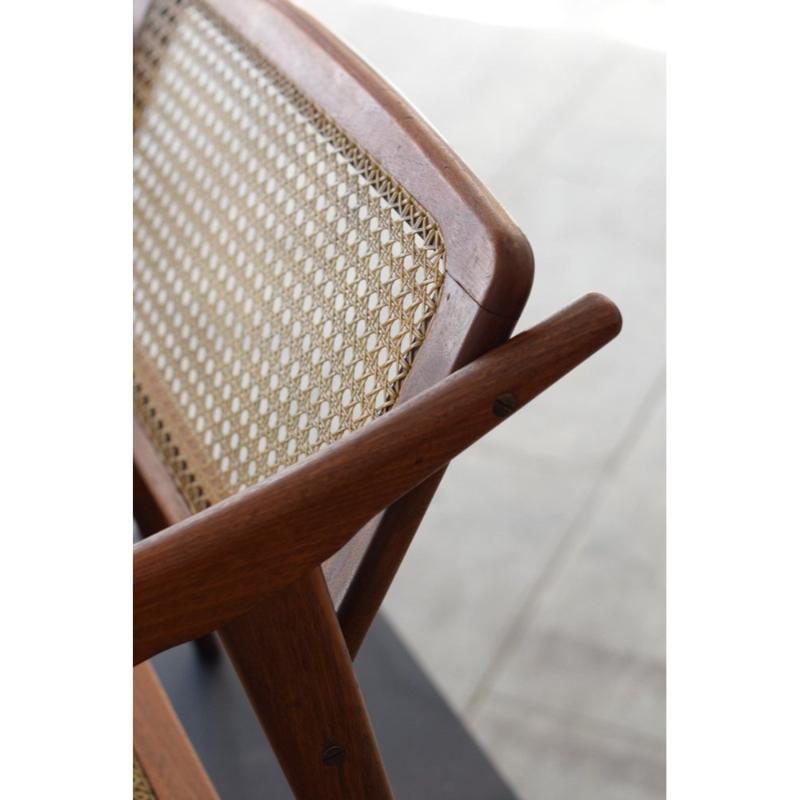 Poltrona in teak di Michel Ducaroy per SNA, Francia, 1952 in vendita 10