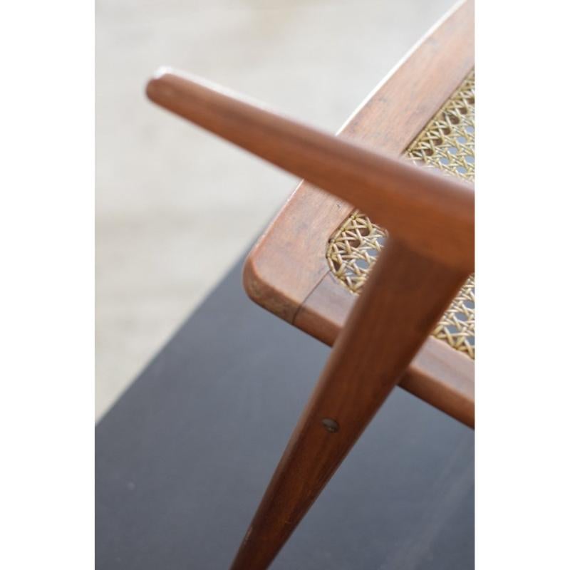 Poltrona in teak di Michel Ducaroy per SNA, Francia, 1952 in vendita 11