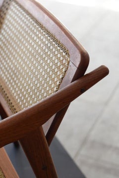 Poltrona in teak di Michel Ducaroy per SNA, Francia, 1952