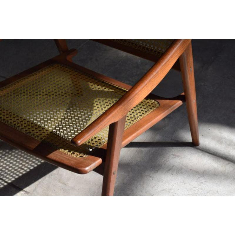 Mid-Century moderno Poltrona in teak di Michel Ducaroy per SNA, Francia, 1952 in vendita