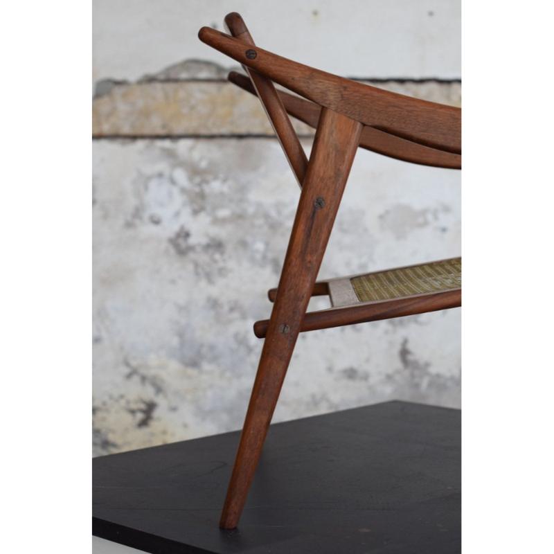 Poltrona in teak di Michel Ducaroy per SNA, Francia, 1952 in vendita 1