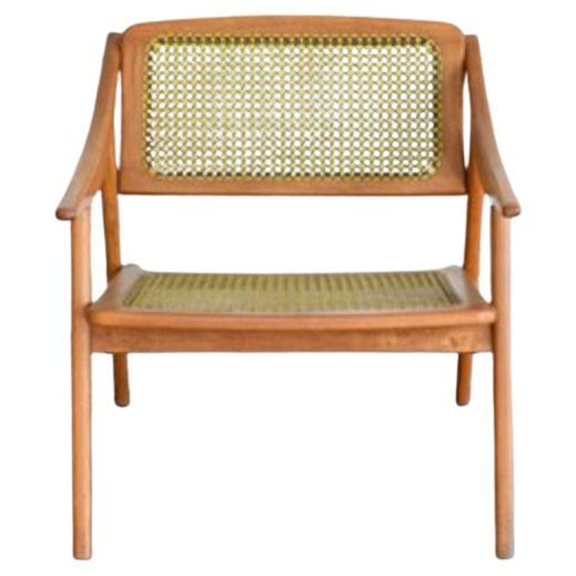 Teak Armchair by Michel Ducaroy for Sna, France, 1952 For Sale