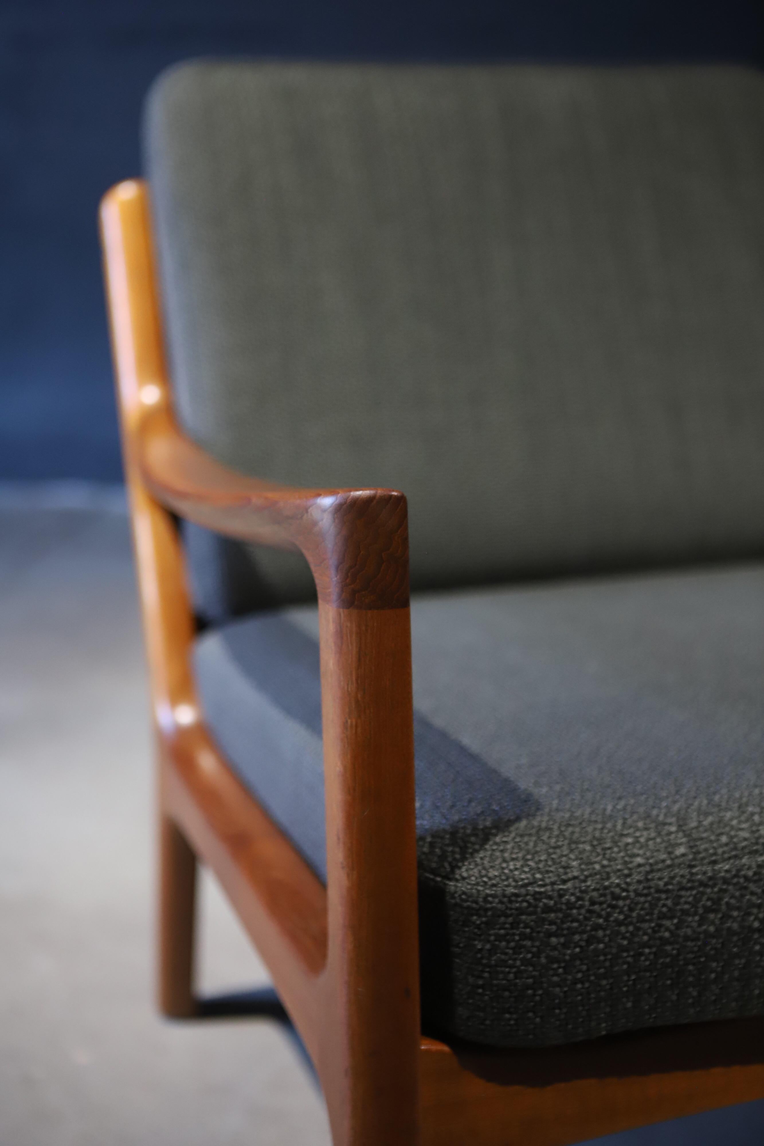 Mid-20th Century Teak Armchair by Ole Wanscher for France & Sons