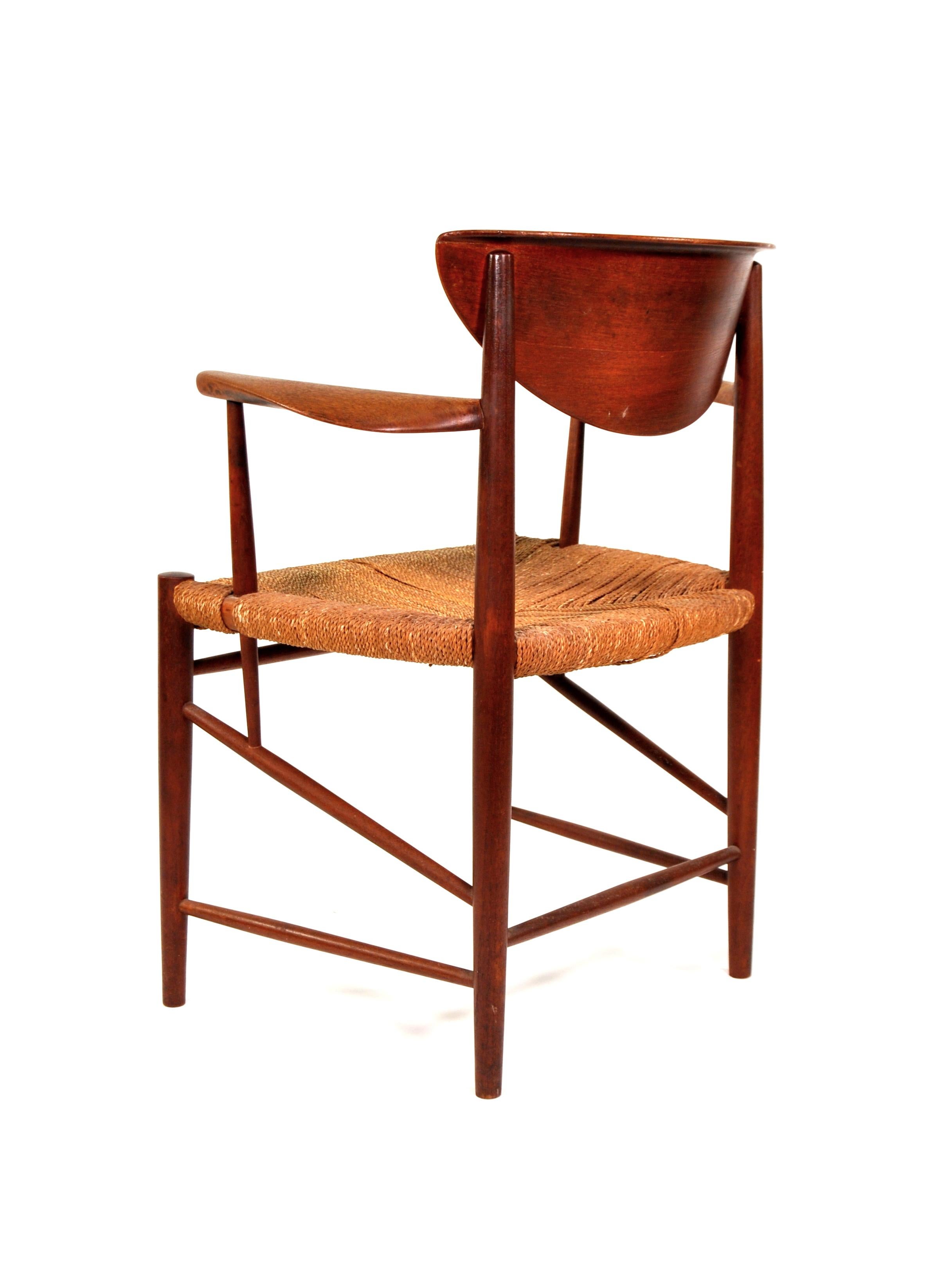 Mid-Century Modern Teak Armchair by Peter Hvidt and Orla Molgaard-Nielsen for Soborg Mobelfabrik