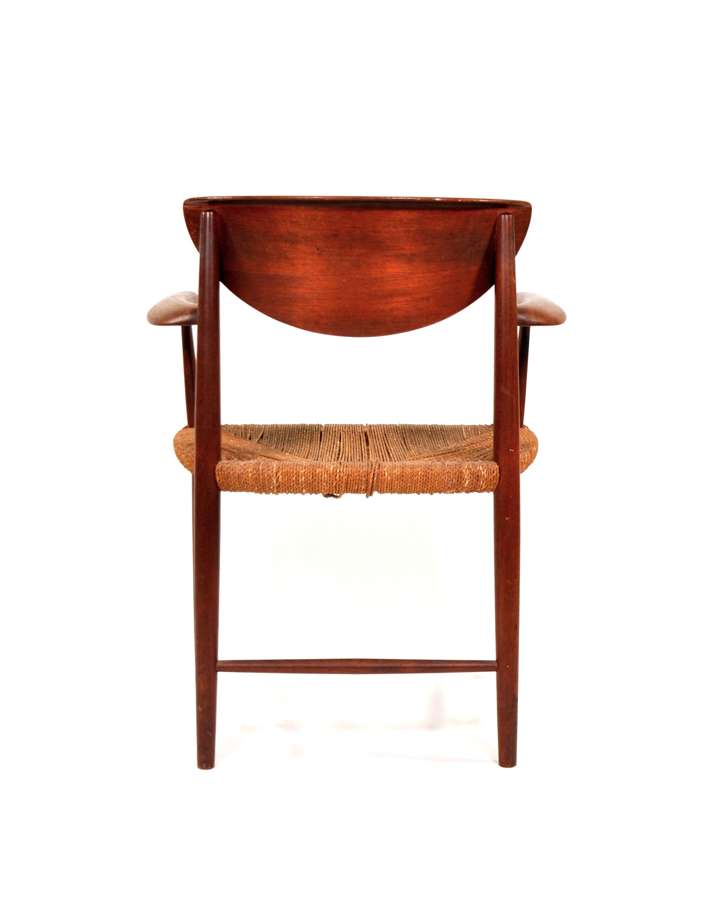 Danish Teak Armchair by Peter Hvidt and Orla Molgaard-Nielsen for Soborg Mobelfabrik