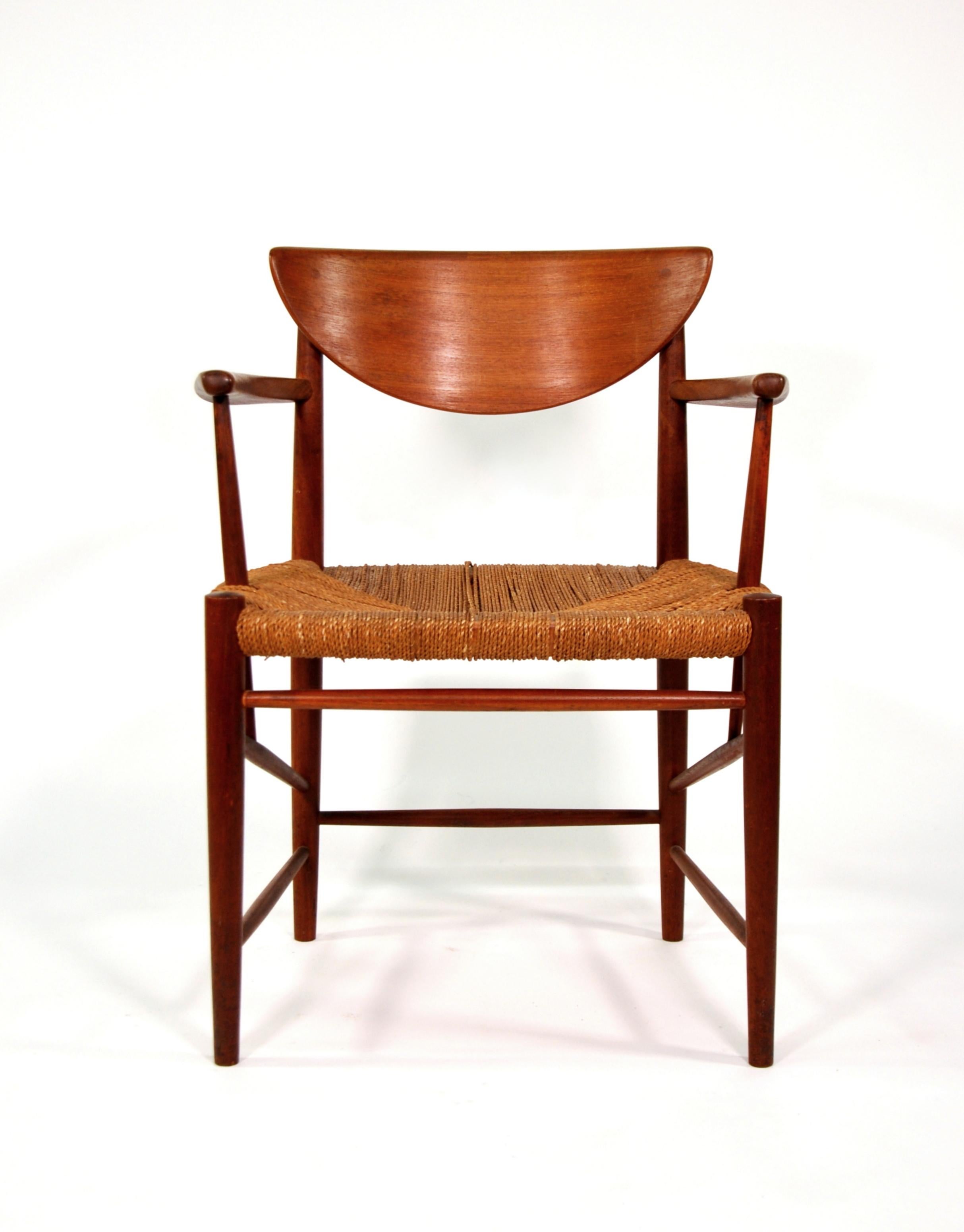 Teak Armchair by Peter Hvidt and Orla Molgaard-Nielsen for Soborg Mobelfabrik 2