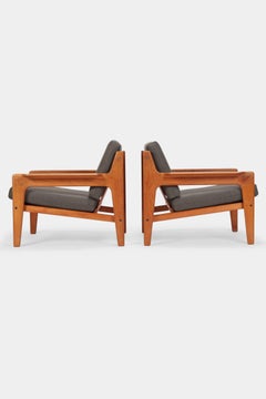 Teak Arne Wahl Iversen Lounge Chairs Komfort, 1960s
