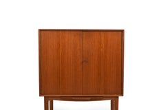 Teak Bar Cabinet with Harlekin Mirrors by Illum Wikkelsø