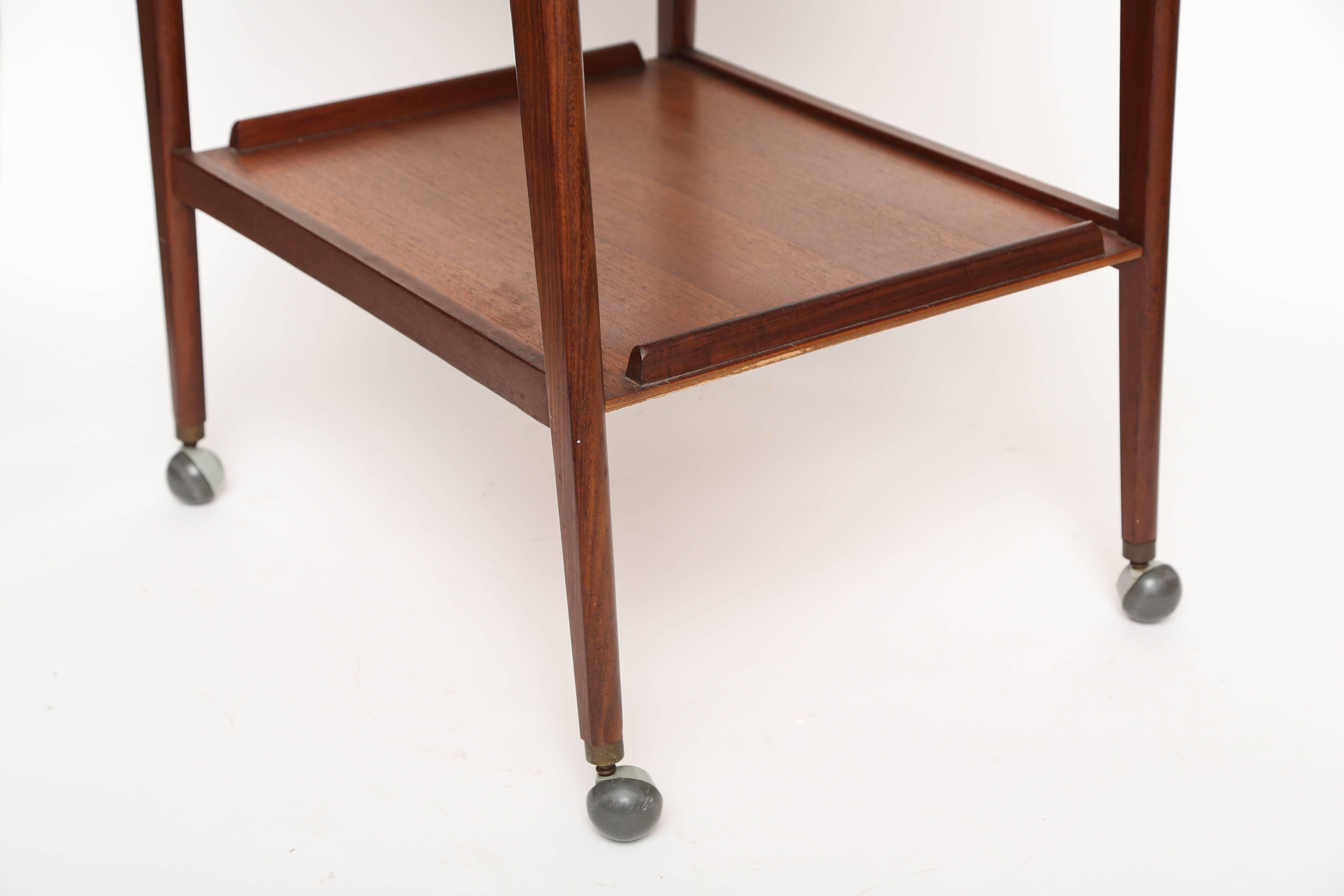 Mid-Century Modern Teak Bar/Tea Cart by Remploy, USA, 1960s For Sale