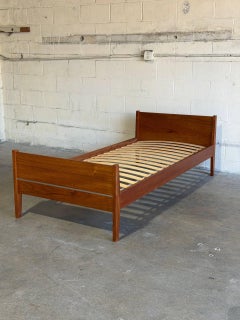 Teak Bed Danish Mid-Century Modern 1960s