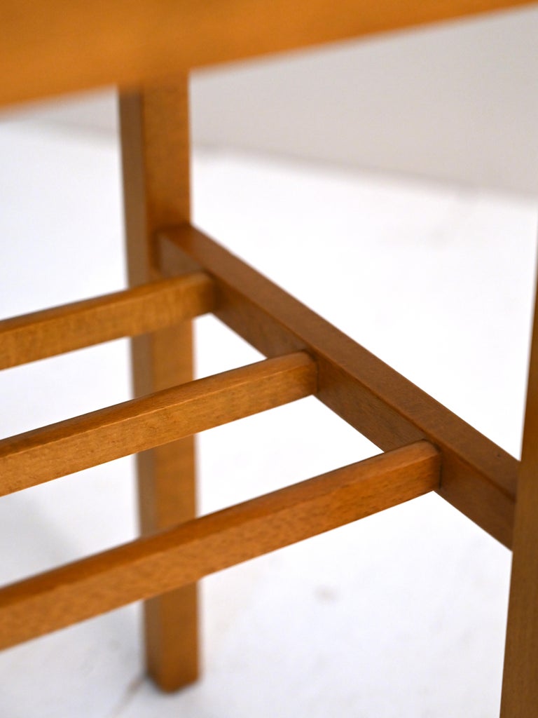Teak Bedside Table with Magazine Rack at 1stDibs