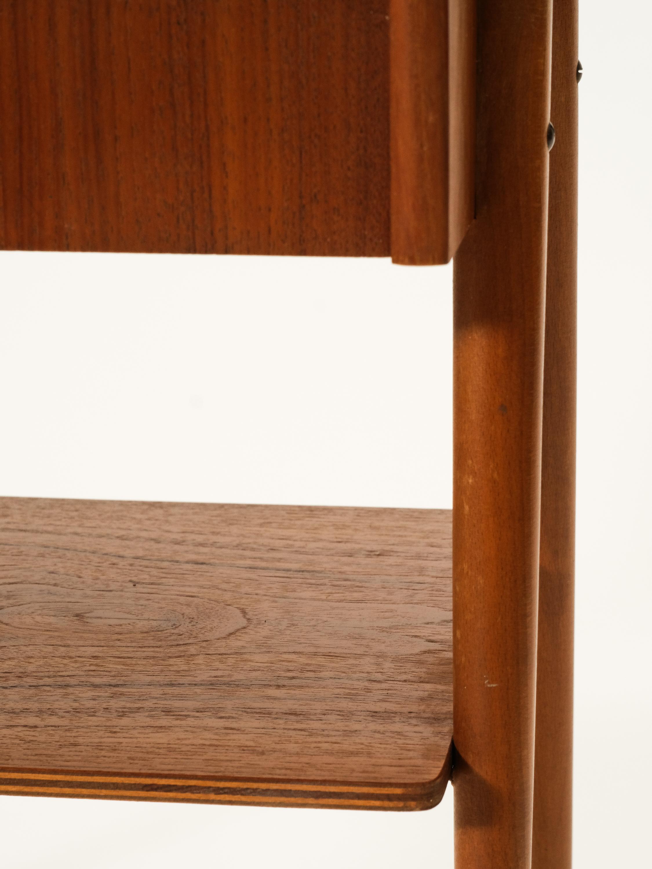 Teak Bedside Tables from AB Carlström & Co, 1950s, Set of 2 For Sale 3