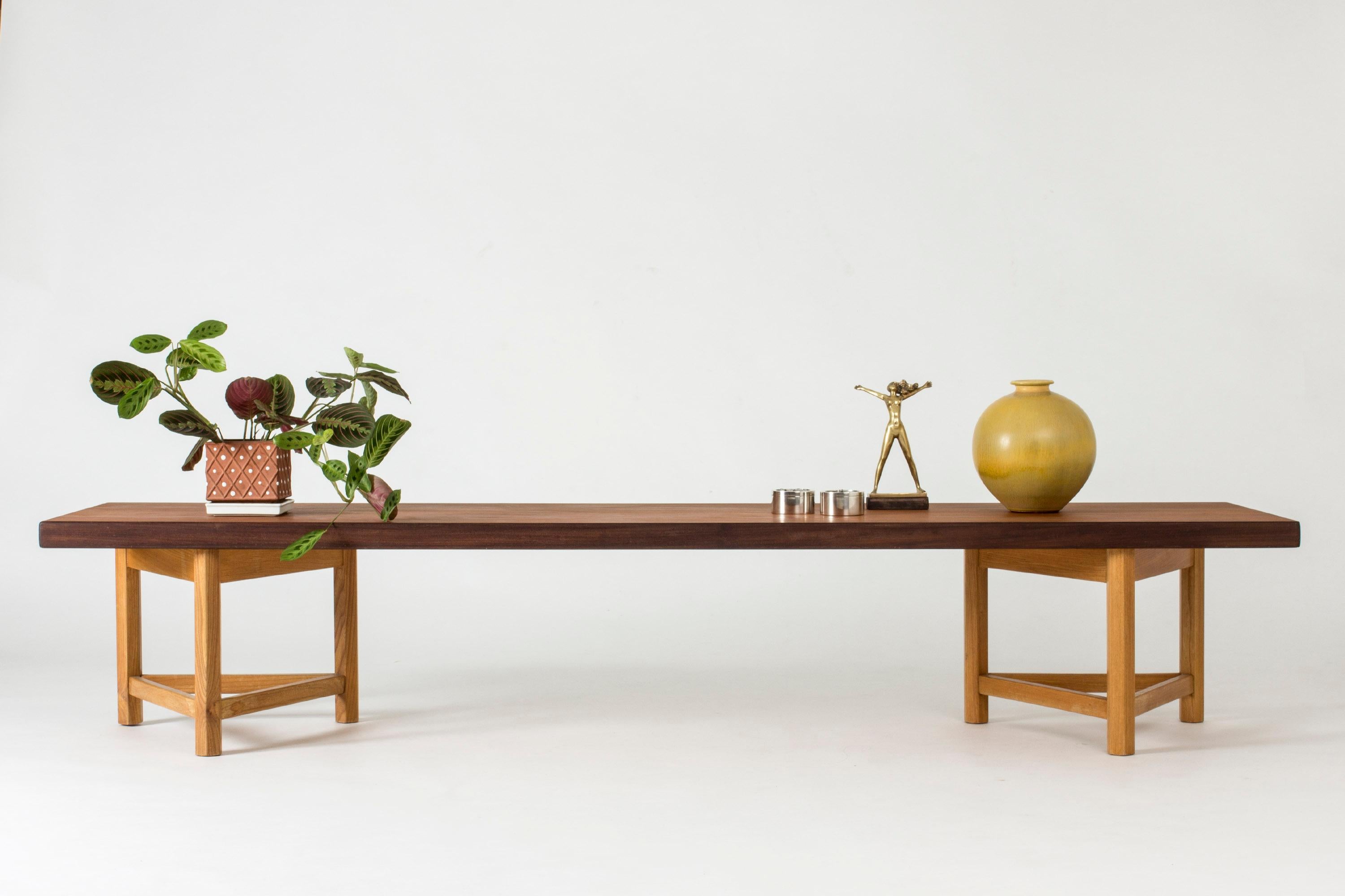 Teak Bench by Gustaf Hiort Af Ornäs 3