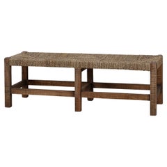 Teak Bench in Tuscan Brown