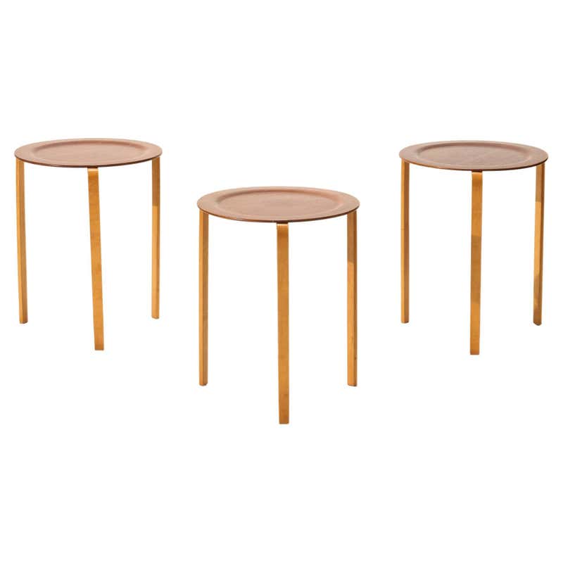 1950s Danish Rosewood Geometric Cube Stacking Cocktail Side Tables Mid ...