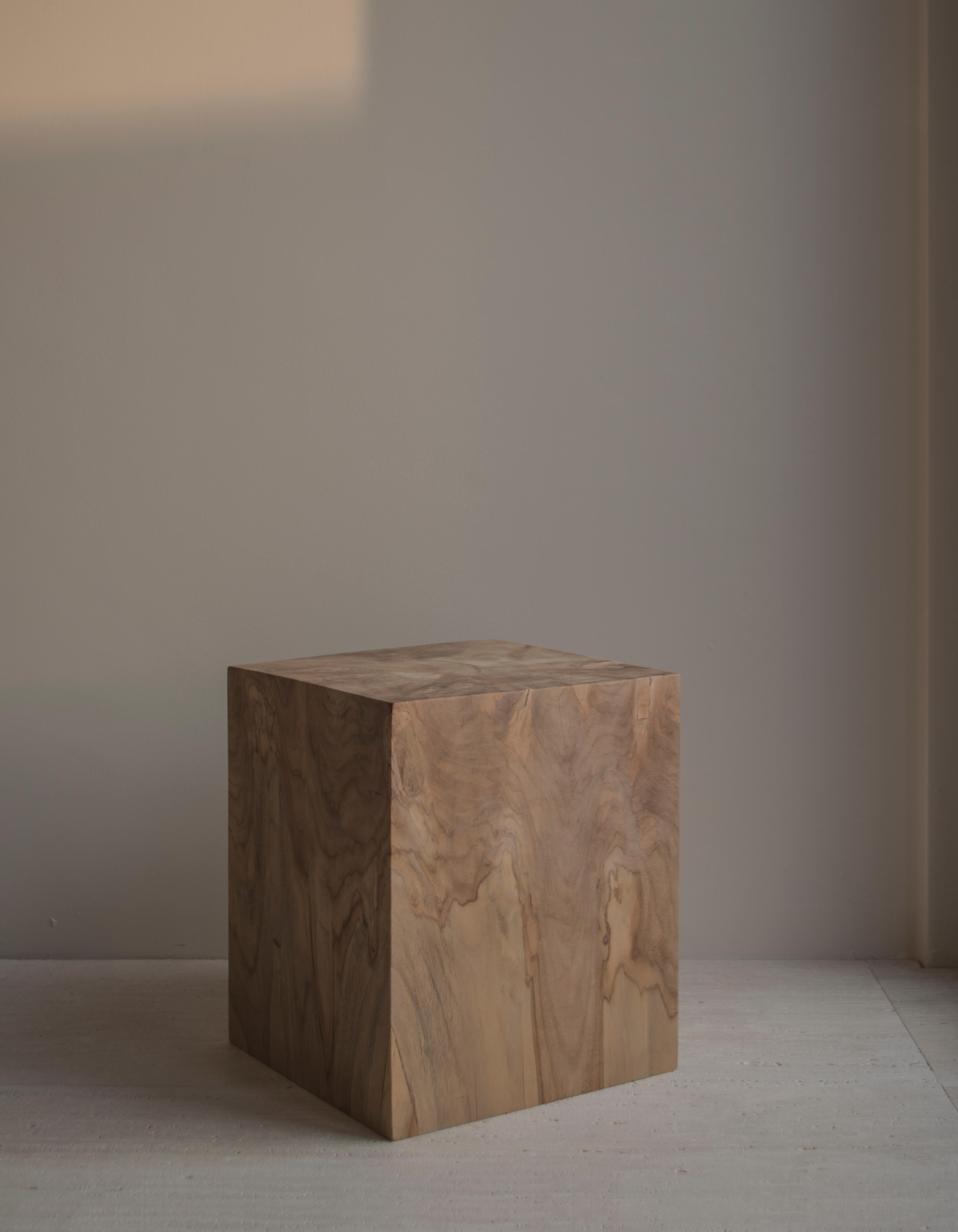 Block side stool by Bicci de' Medici Studio
Dimensions: 35 x 35 x H 40 cm
Materials: Natural untreated Teak (Solid).
Technique: Carved wood. Handmade. Unfinished. 

Designer's Biography: 

Bicci de’ Medici manufactures Exclusive Design