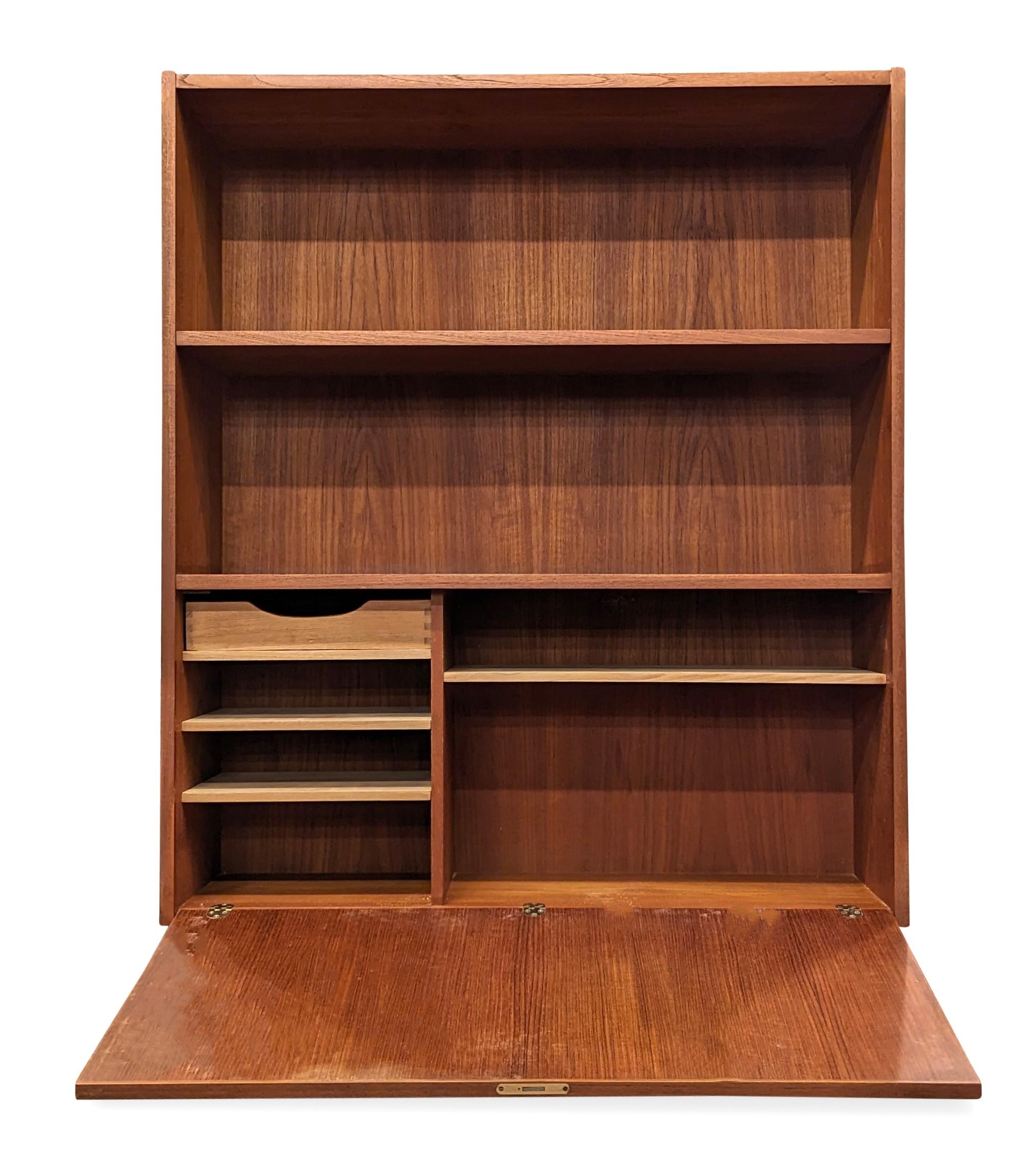 Scandinavian Modern Teak Bookcase - 022471 Vintage Danish Mid Century For Sale