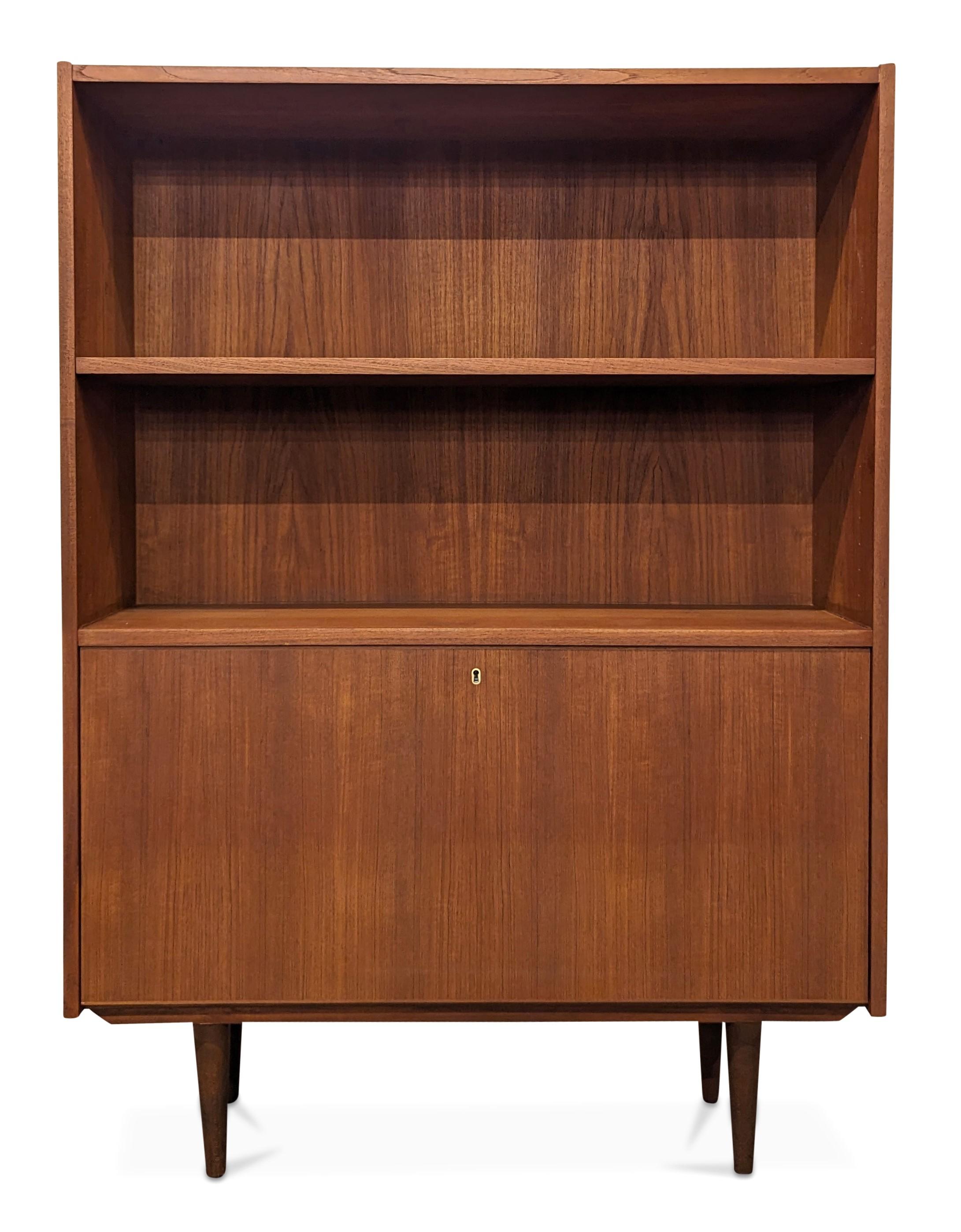 Teak Bookcase - 022471 Vintage Danish Mid Century For Sale 2