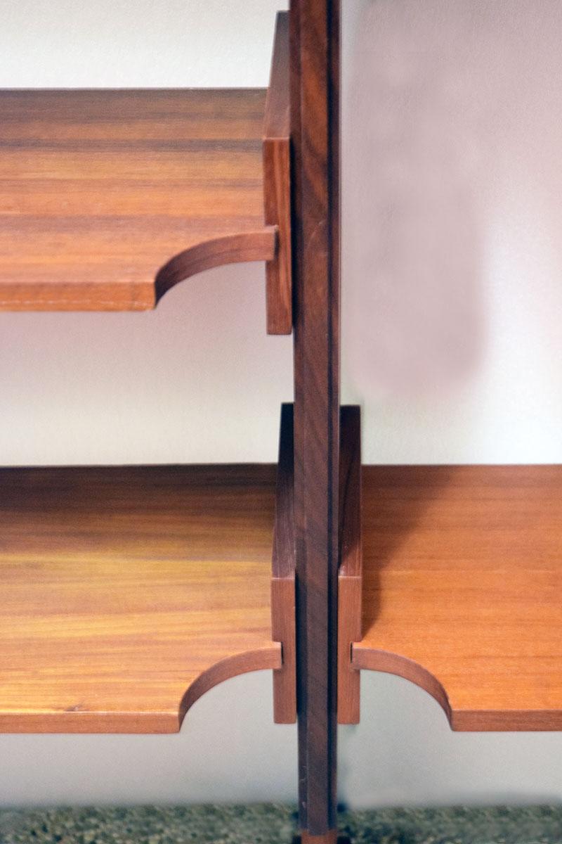 Libreria in teak di Esposizione Permanente Mobili Cantu' anni '60 in vendita 2