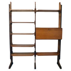 Teak bookcase by Esposizione Permanente Mobili Cantu’ 1960s