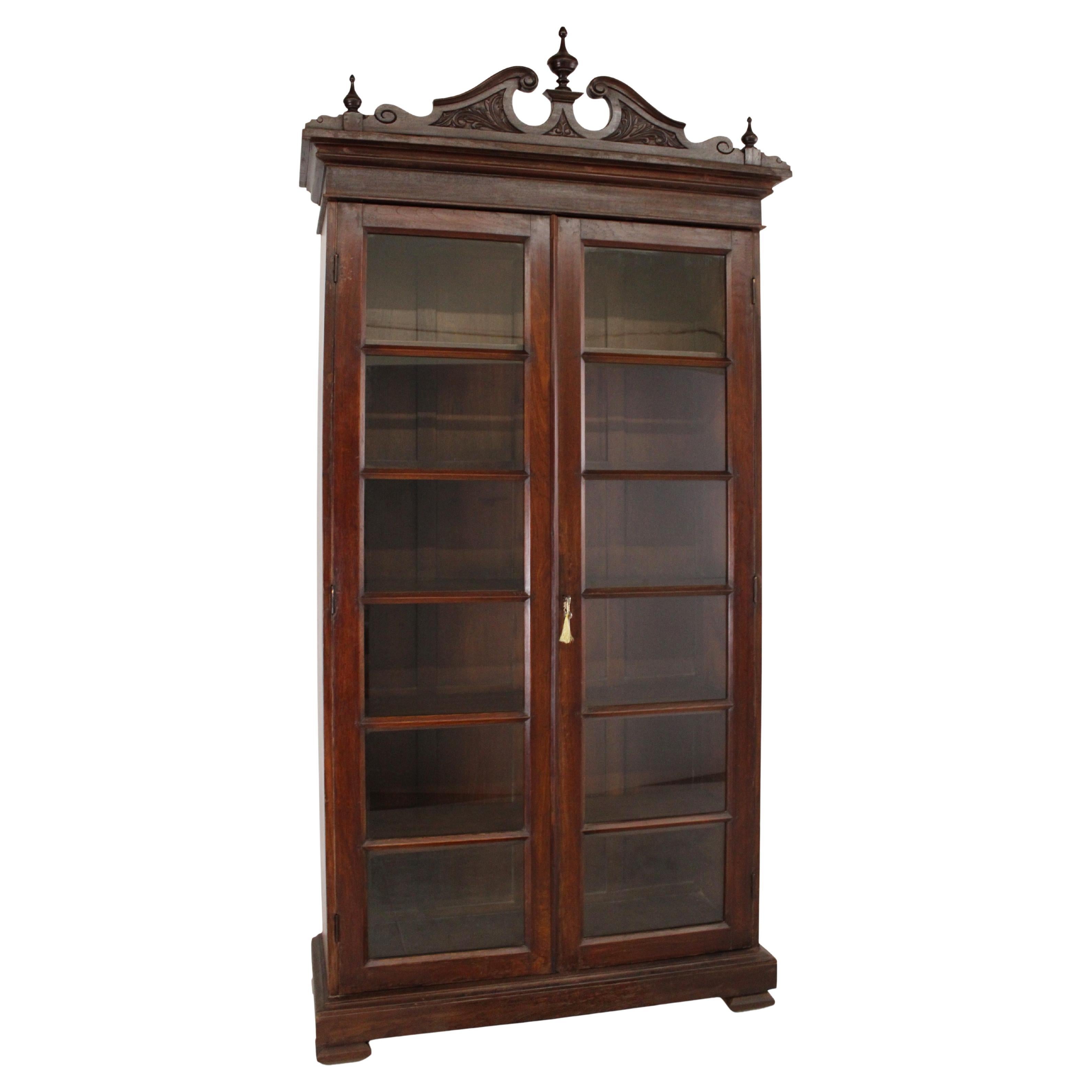 Librería de teca de un palacio indio en venta