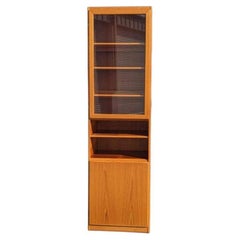 Teak Bookcase, Storage Cabinet, Display, Mid Century, Danish Modern, Vintage