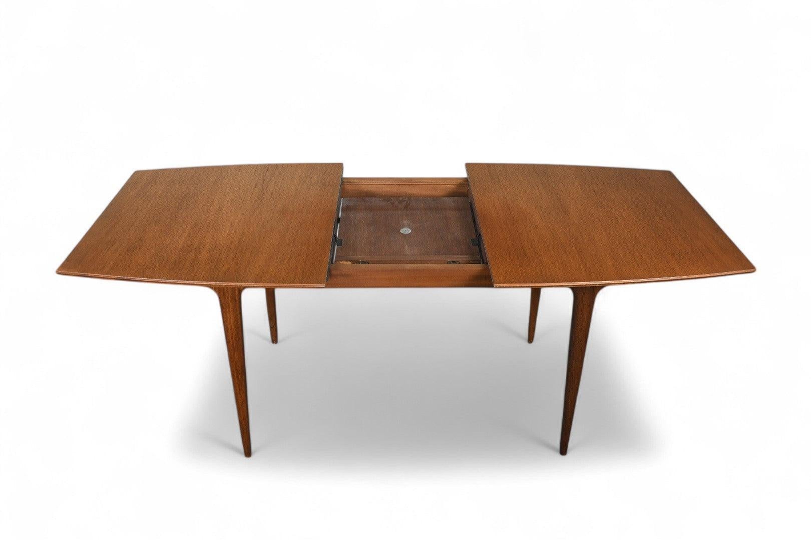 Teakholz Bow Edge Mid Century Butterfly Leaf Esstisch von a.h. McIntosh (Schottisch) im Angebot