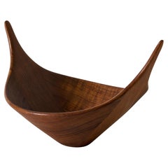 Teak Bowl by Johnny Mattsson, Sweden, 1950s