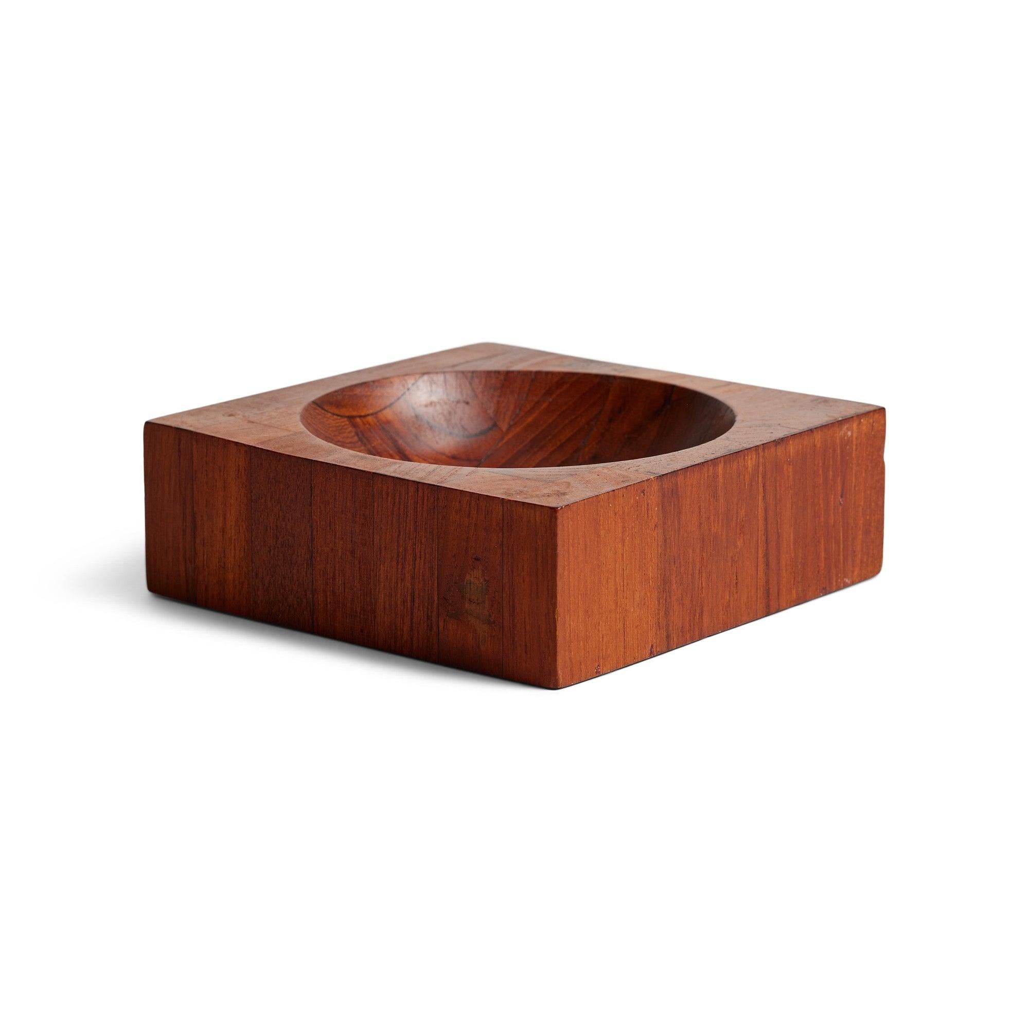 Teak Bowl by Ernest Sohn In Excellent Condition For Sale In Sagaponack, NY