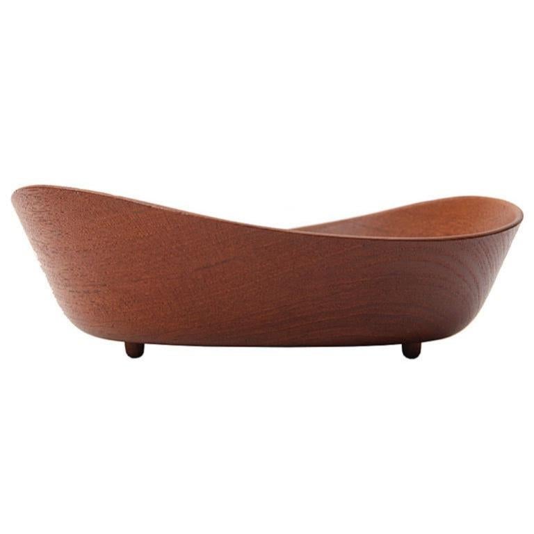 Bol en teck de Finn Juhl pour Kay Bojesen pour Magne Monsen État moyen - En vente à Sagaponack, NY