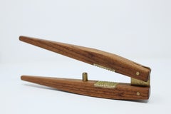 Teak Brass Nutcracker by Poul Knudsen, Denmark, 1950s