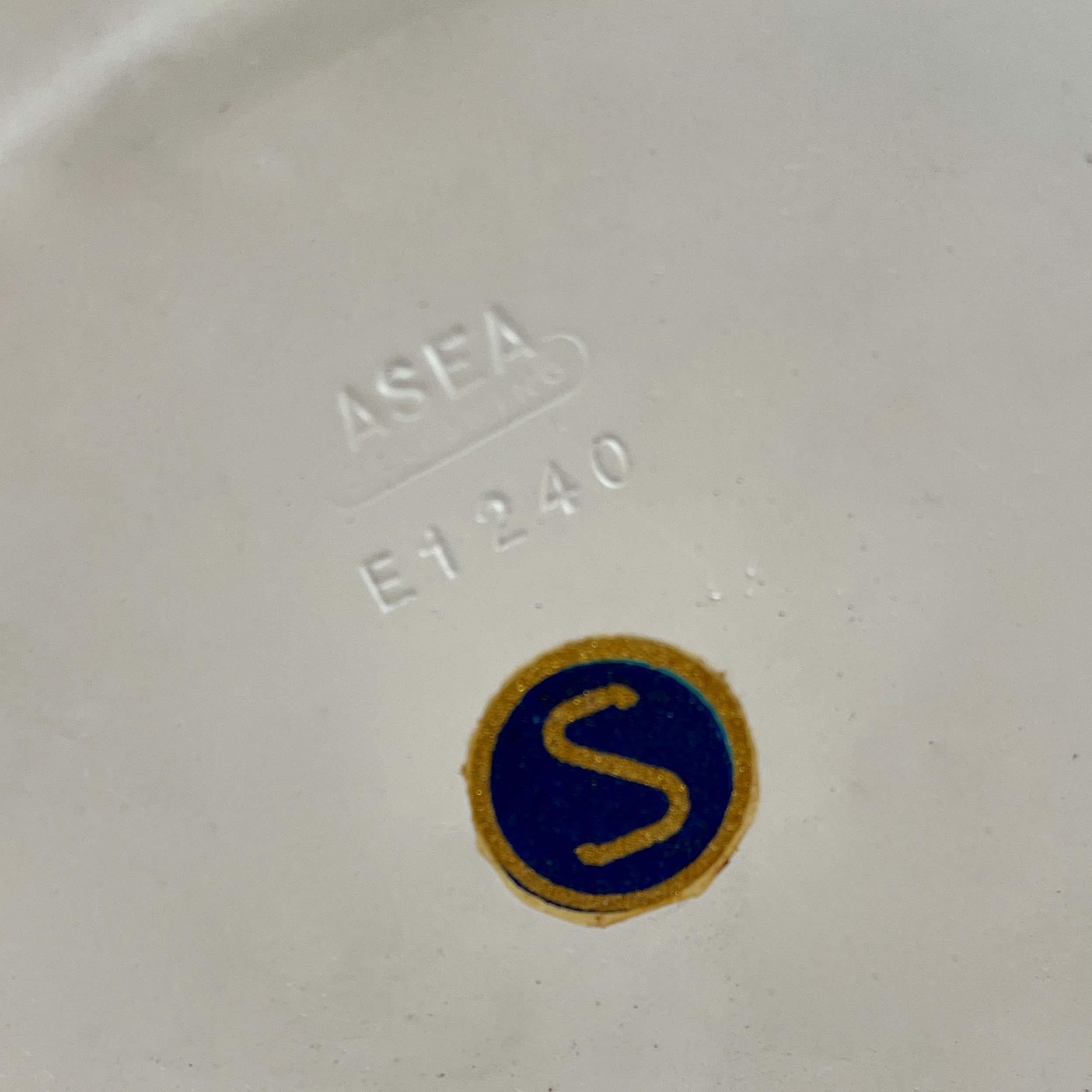Lampe de table en teck et laiton, Bergboms, ASEA No E1240, Suède 1940s en vente 5