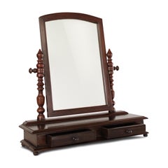 19th Century Indian Tabletop Vanity Mirror