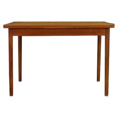 Teak Bronze Table Retro 1970s Scandinavian Design Vintage