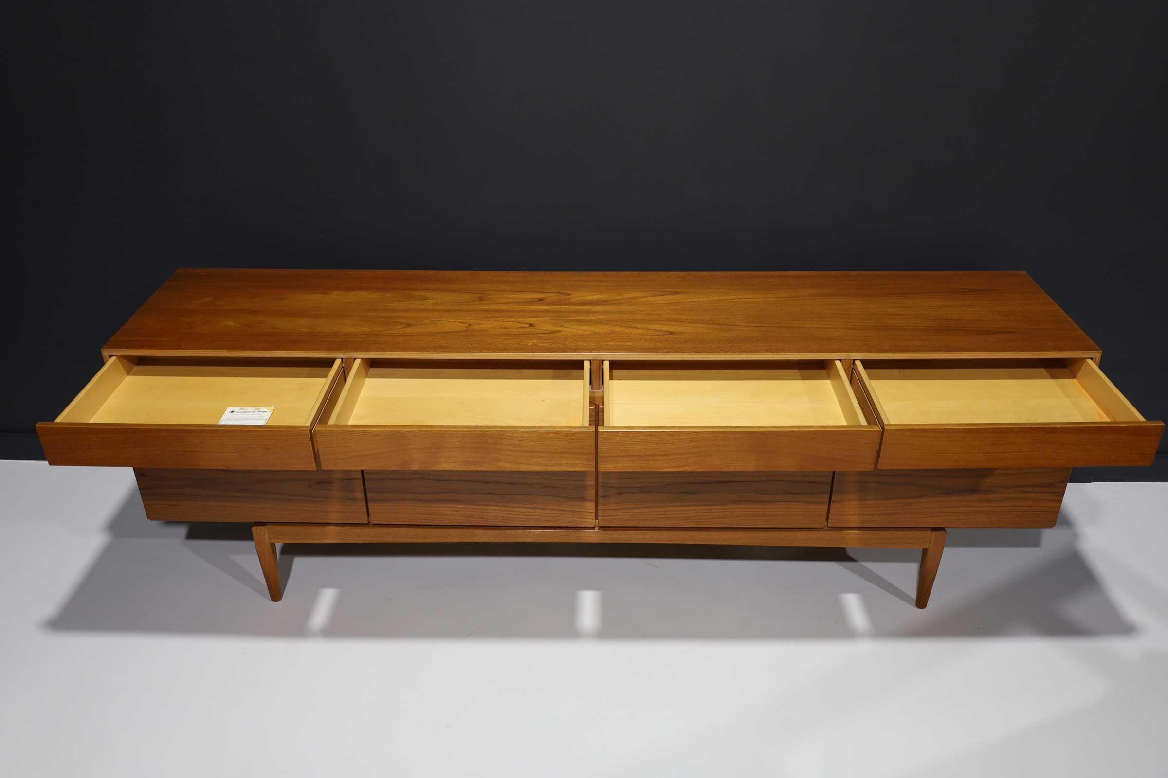 Danish Teak Buffet or Sideboard, Model 66 by Ib Kofod-Larsen for Faarup Møbelfabrik