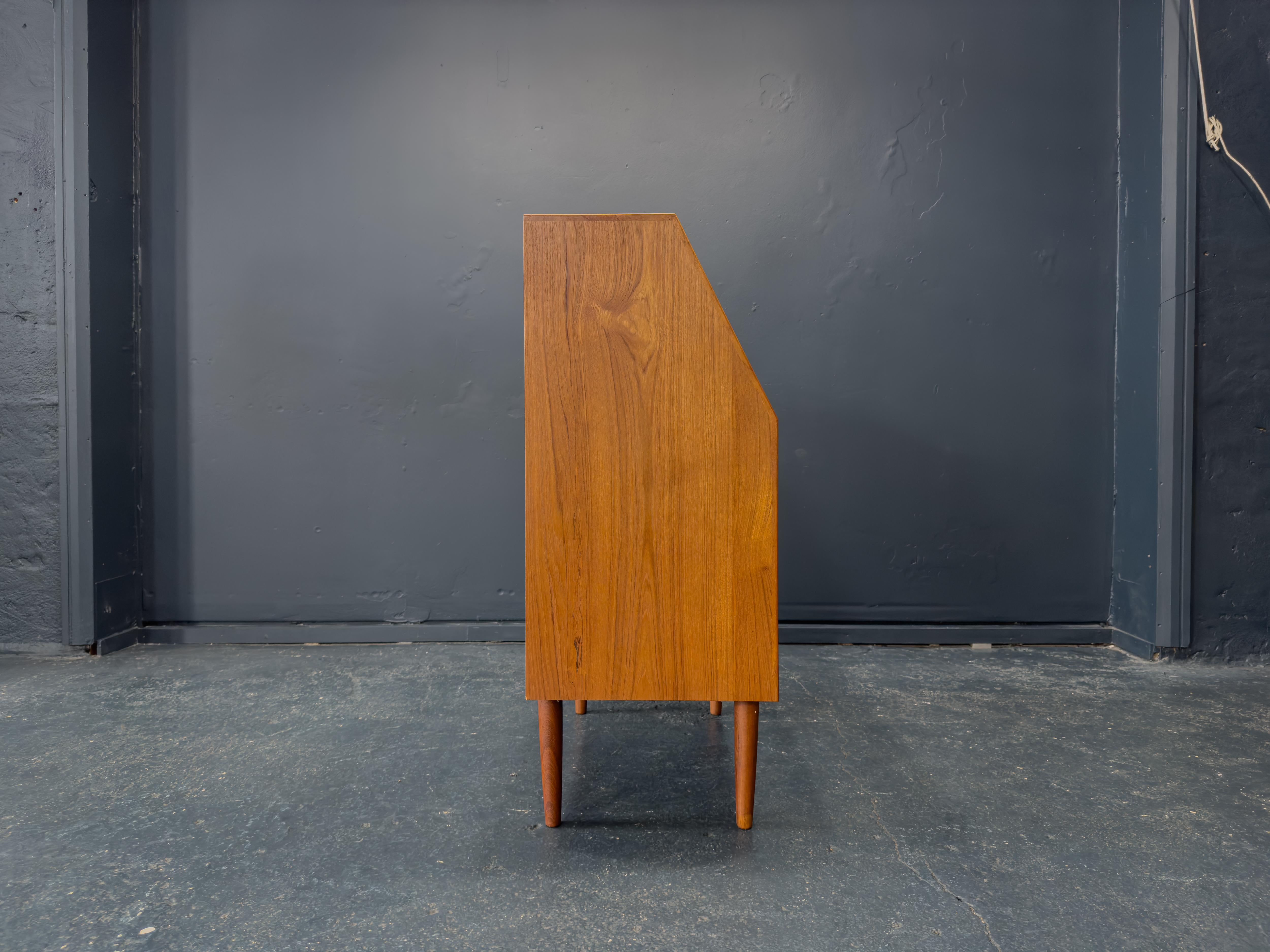 Teak Bureau with Writing Desk 3