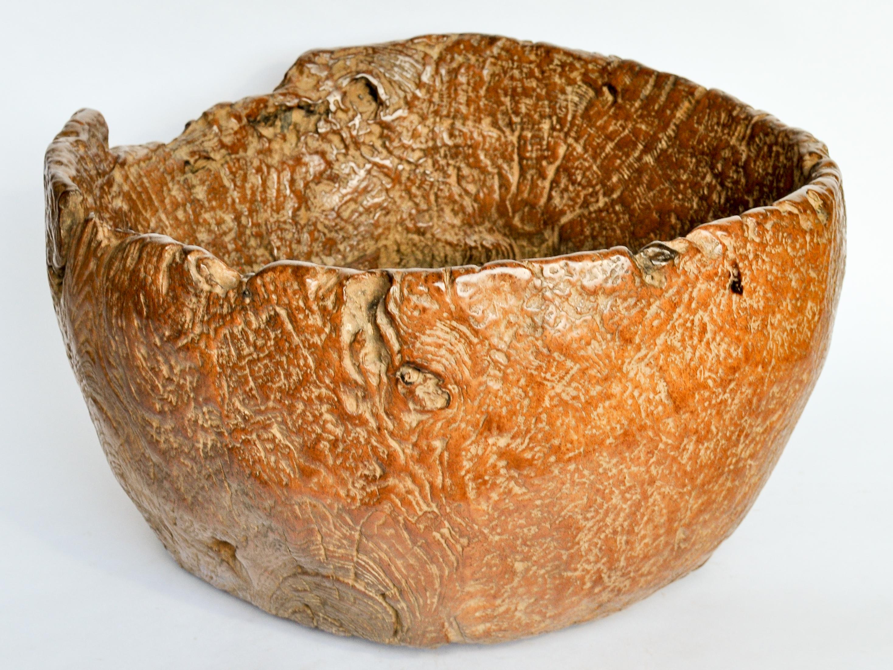 Teak Burl Planter / Bowl Eroded Bottom, Madura, Java, Early to Mid-20th Century 3