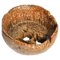 Teak Burl Planter / Bowl Eroded Bottom, Madura, Java, Early to Mid-20th Century