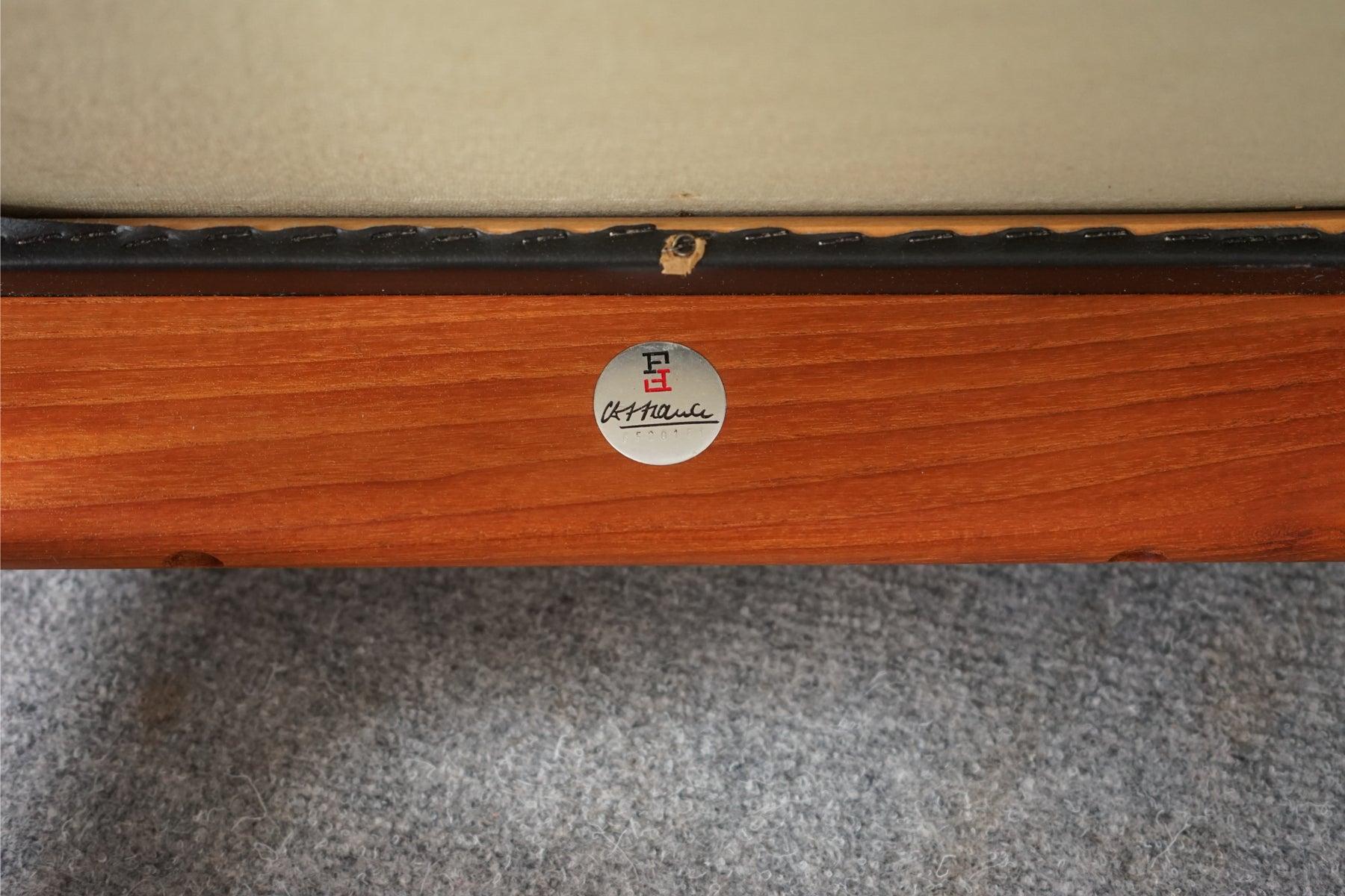 Silla Bwana de teca + Reposapiés de Finn Juhl para France & Son Model 152 en venta 1