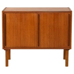 Teak Cabinet with Sliding Doors