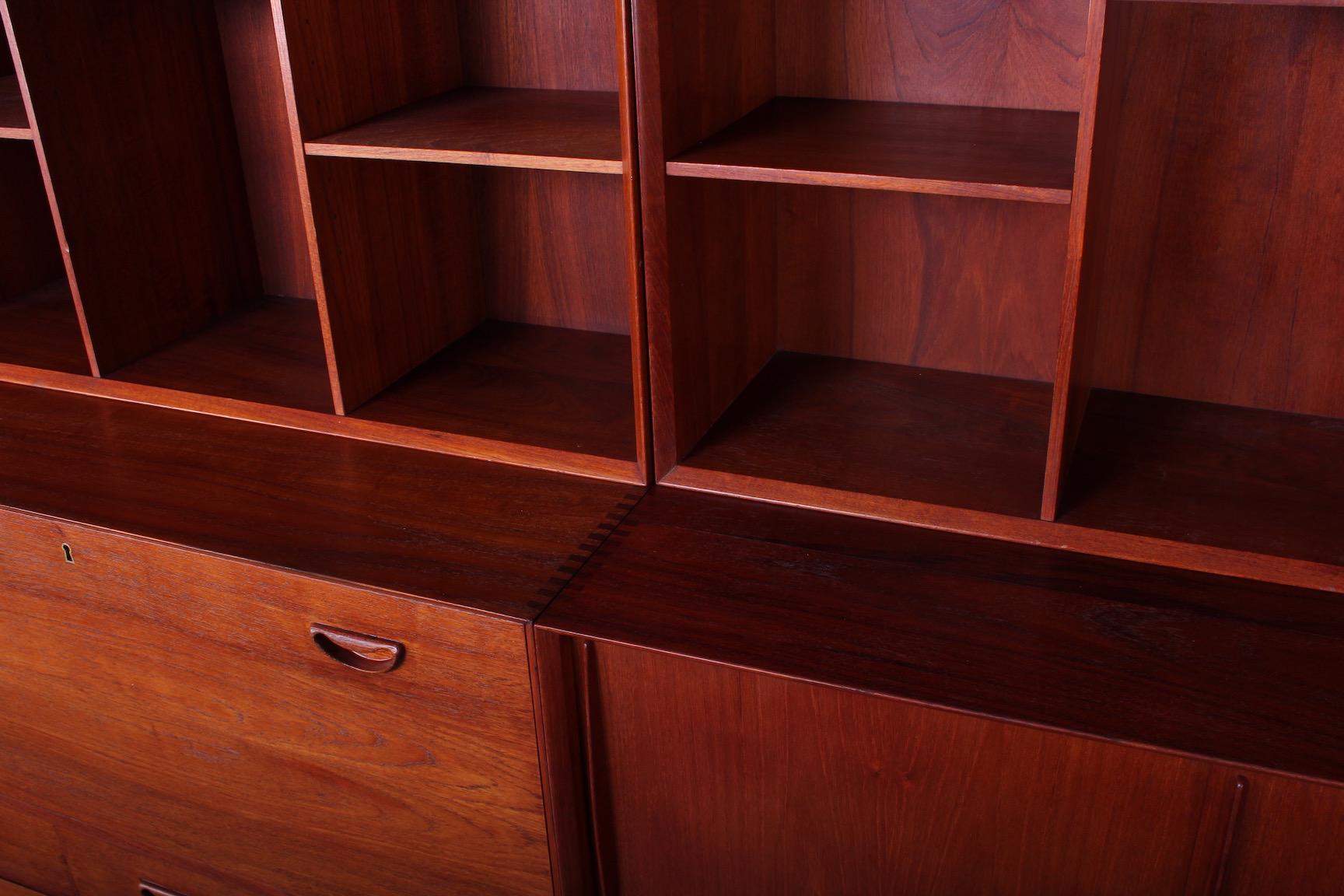 Teak Cabinets by Peter Hvidt & Orla Mølgaard  In Good Condition In Dallas, TX