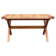 Teak & Cane Bench Denmark