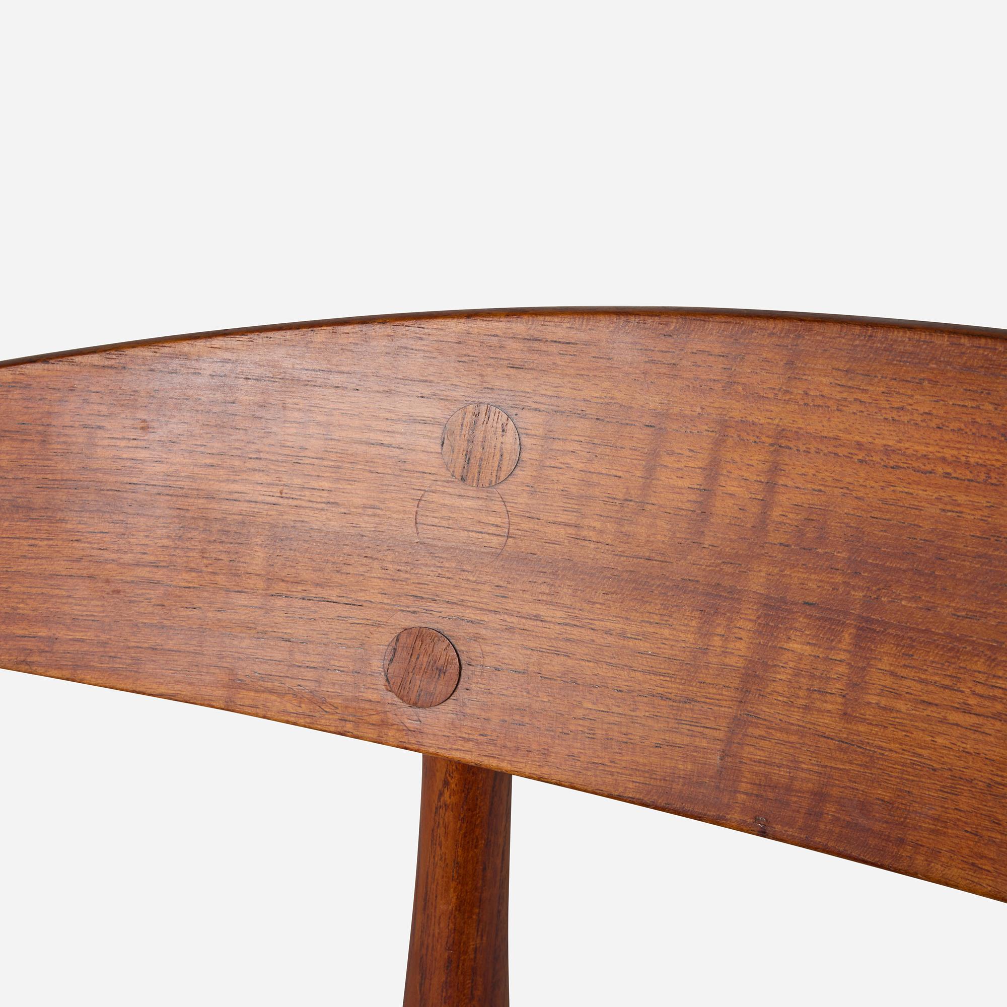 Teakholzstuhl CH33 von Hans J. Wegner im Angebot 1
