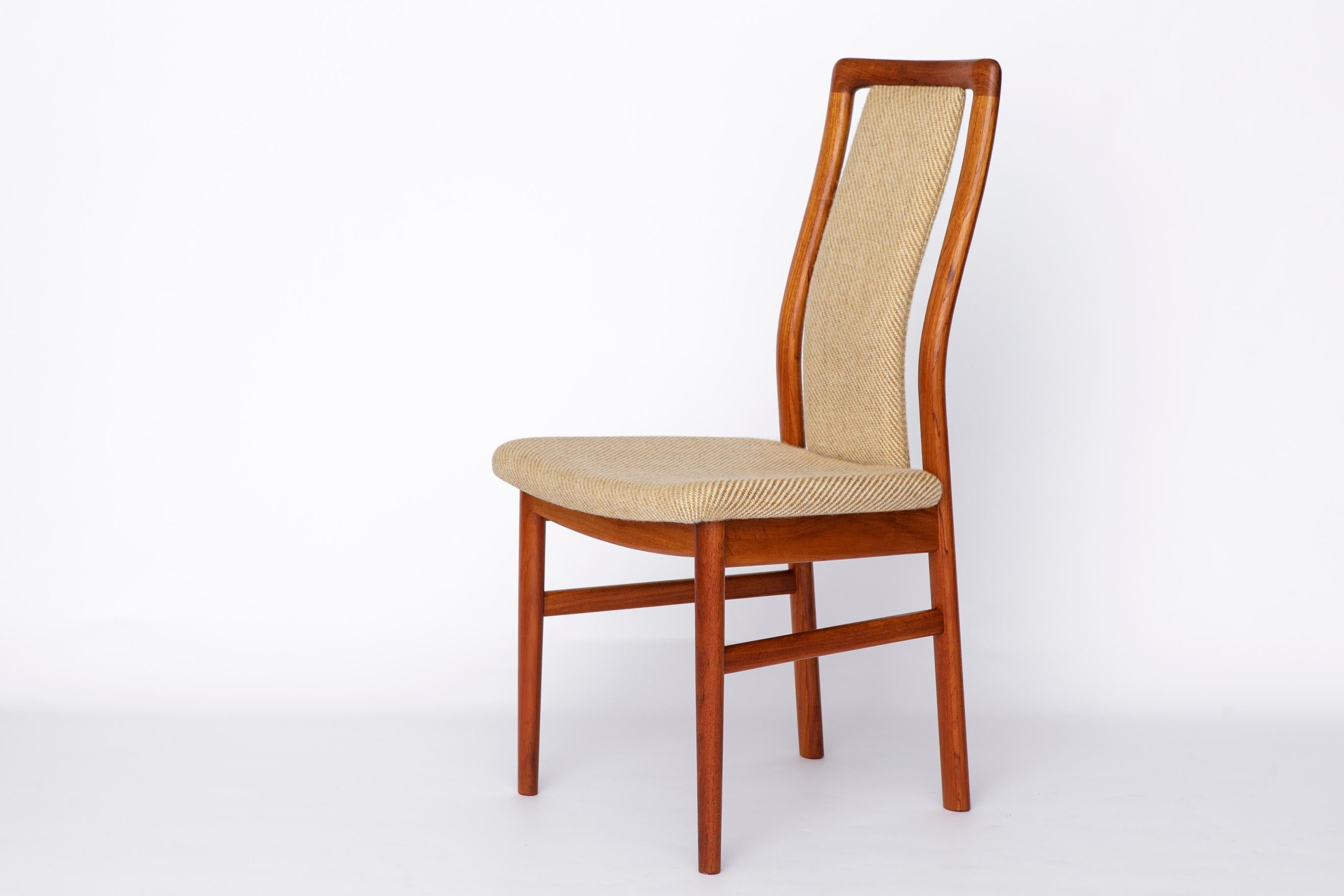 Teakholzstuhl von Schou Andersen - 1970er Jahre Dänisches Design, von Kai Kristiansen im Zustand „Gut“ im Angebot in Hannover, DE