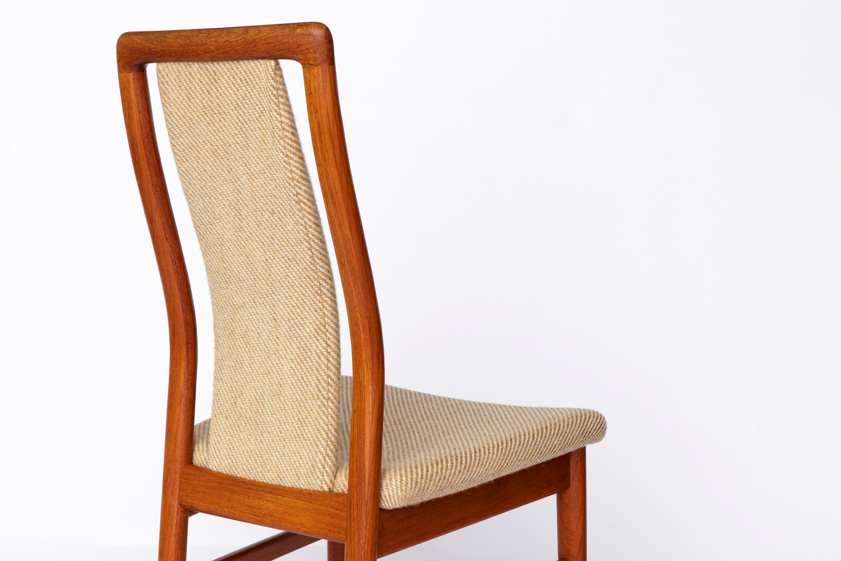 Teakholzstuhl von Schou Andersen - 1970er Jahre Dänisches Design, von Kai Kristiansen im Angebot 1