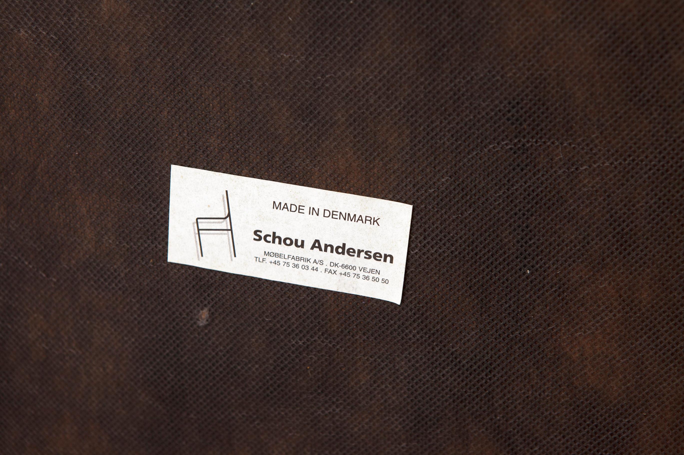 Teakholzstuhl von Schou Andersen - 1970er Jahre Dänisches Design, von Kai Kristiansen im Angebot 2