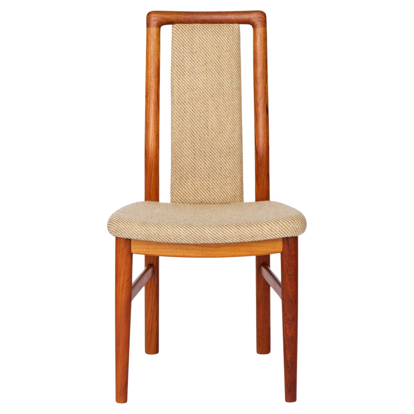 Sedia in teak di Schou Andersen - Design danese anni '70, di Kai Kristiansen