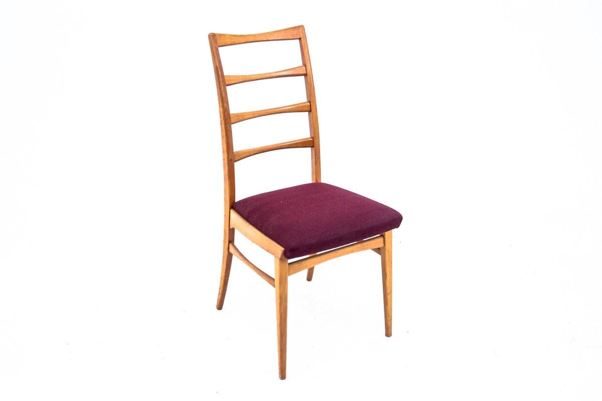 Scandinavian Modern Teak Chair, Danish Design, Denmark, circa 1960 For Sale