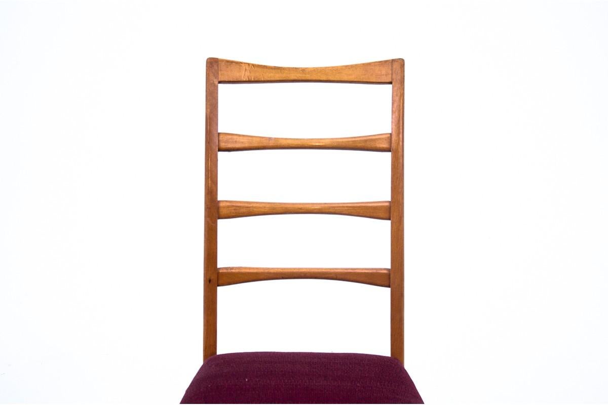 Teak Chair, Danish Design, Denmark, circa 1960 In Good Condition For Sale In Chorzów, PL