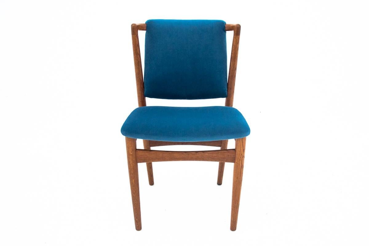 Teak Chair, Denmark, 1950s, Renovated In Good Condition In Chorzów, PL